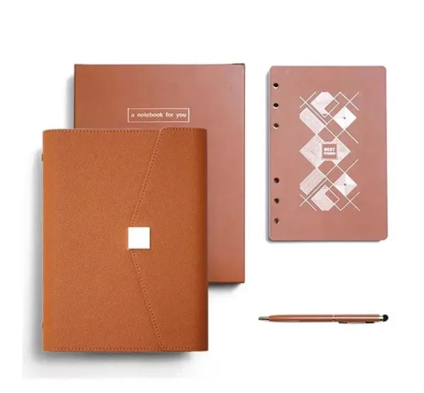 BLOC NOTE CUIR PU