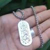 Collier en Acier Inoxydable Personnalisé maroc