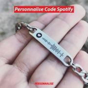 bracelet avec Code Spotify Personnalisé maroc
