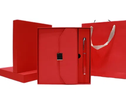 Coffret Prestige Thermos Isotherme & Carnet A5 Personnalisé - Haute Qualité Maroc - personnalise.ma