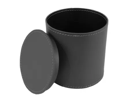 Boîte Ronde à Chapeau de Luxe en Cuir & Daim Personnalisé - Haute Qualité Maroc - personnalise.ma