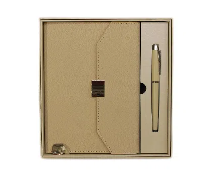 Coffret Business Cuir Alternatif avec Porte-Cartes & Stylo Personnalisé - Haute Qualité Maroc - personnalise.ma